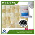 milky sticky adhesive for glass tiles